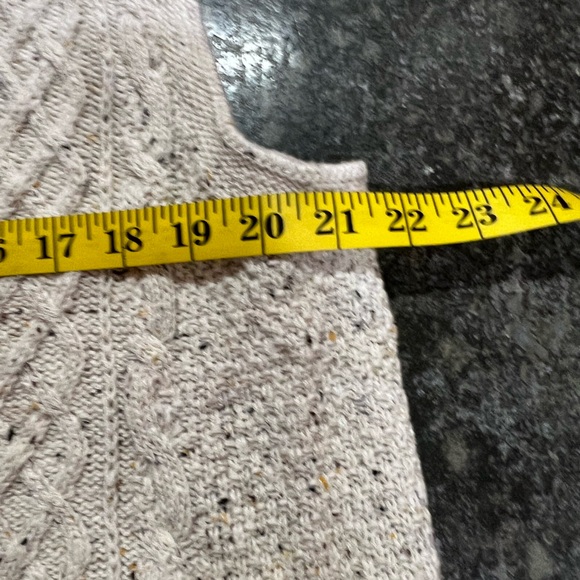 Cottagecore Vintage Mia Cream Knit Vest with Brass Coloured Clasps - Picture 4 of 11